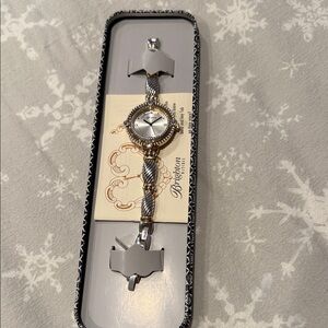 Brighton Silver and Gold Watch